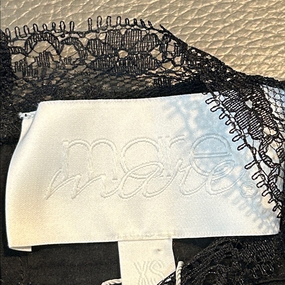 Chic Black Lace Blouse for Women - Picture 2 of 6